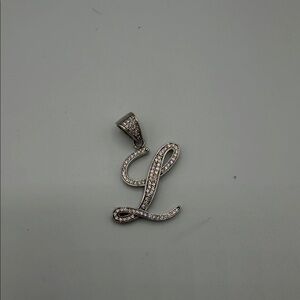 Elegant Silver Initial Pendant for Reptile Enclosures